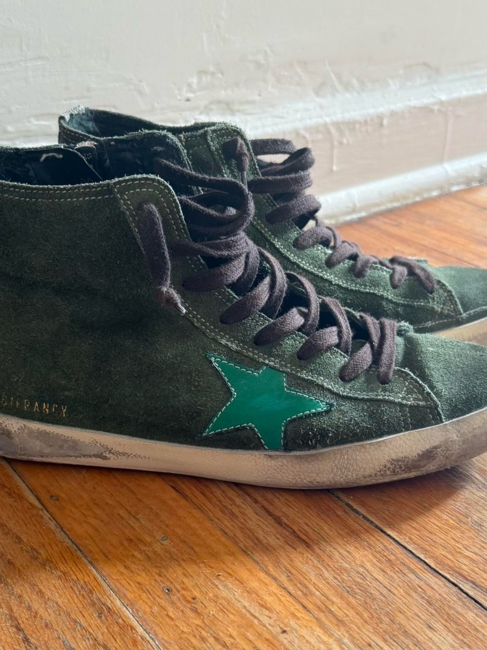 GOLDEN GOOSE Suede High-Top Star Sneakers